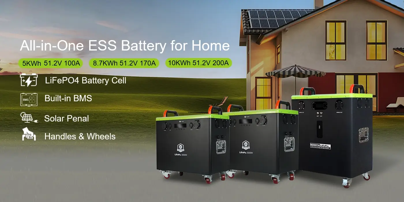 All in one home battery storage 51.2v 170A cx-AIN005