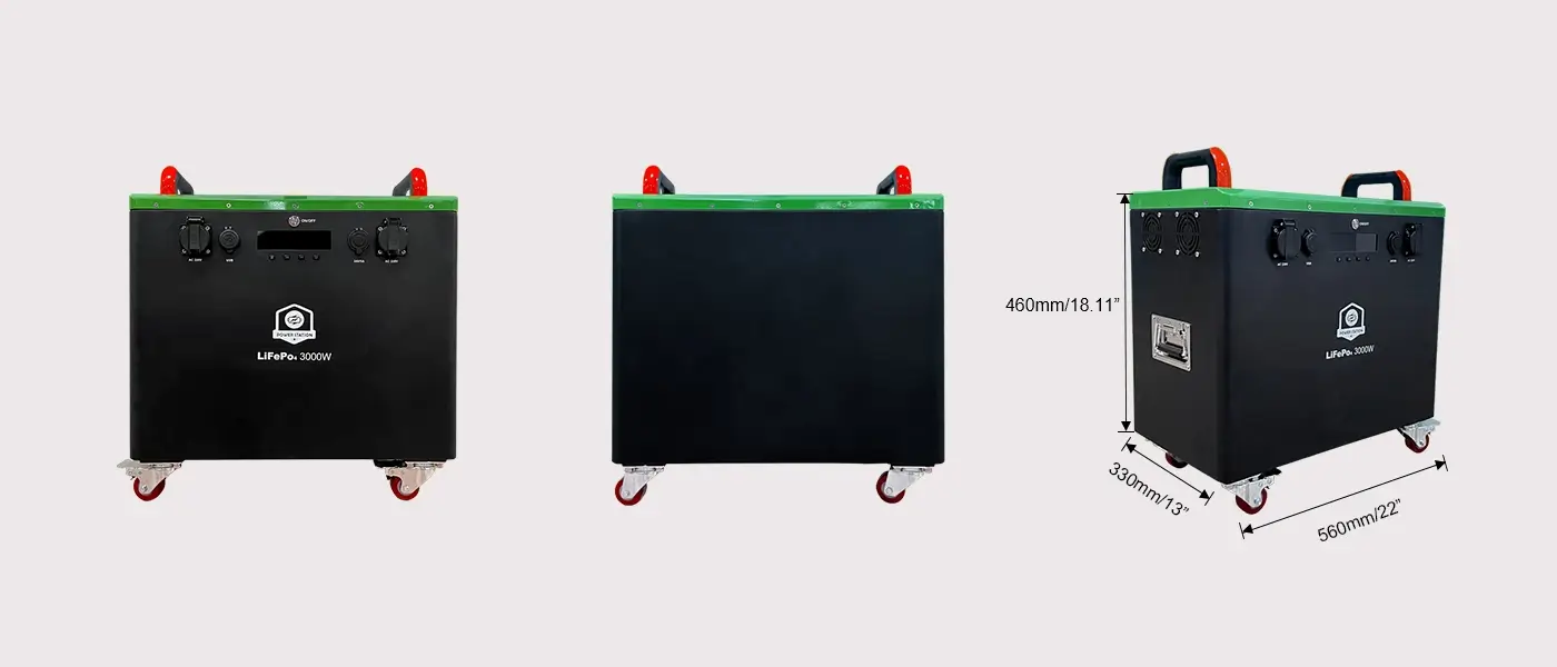 product size of 3kW 5kWh House Battery Storage System CX-AIN004