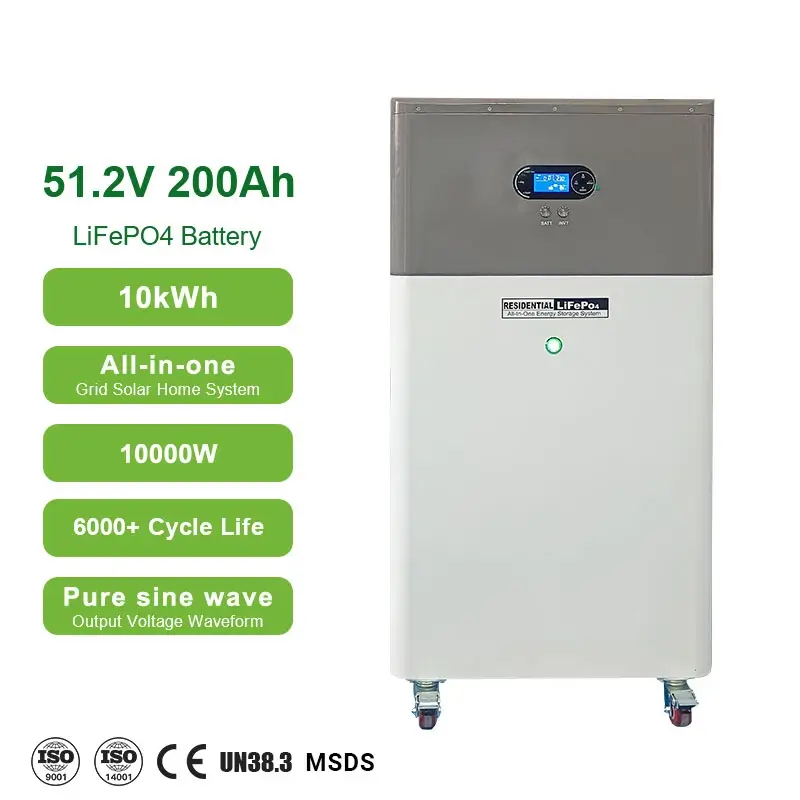 10kWh Residential Solar Battery All In One ESS