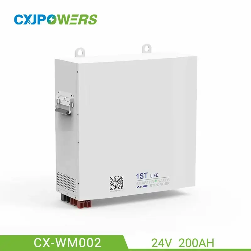 5 kWh Home Battery 24V 200Ah Lithium Powerwall