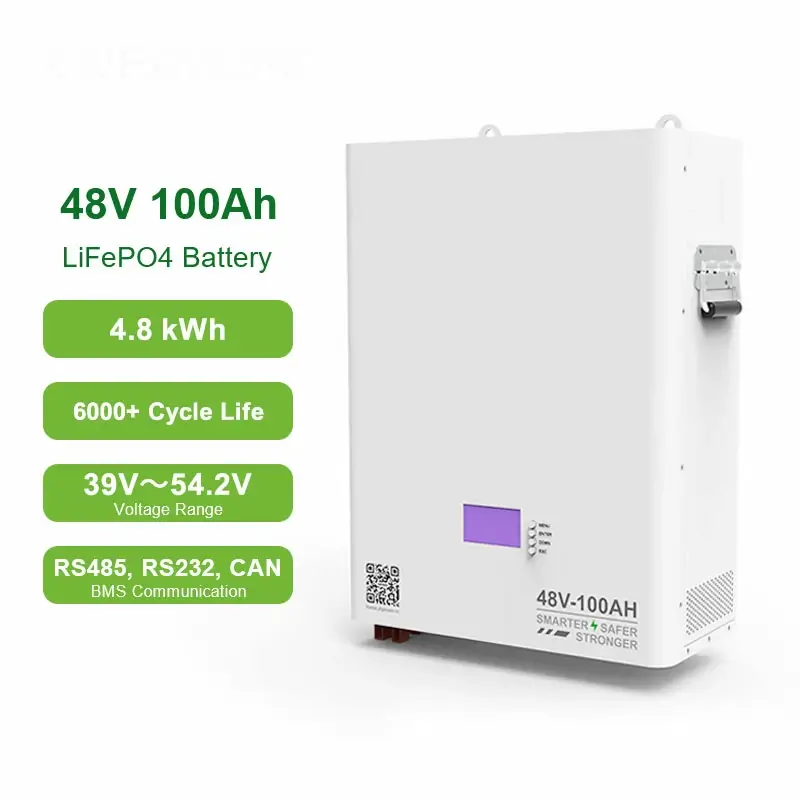 48V LifePO4 Powerwall Wall Mounted Battery