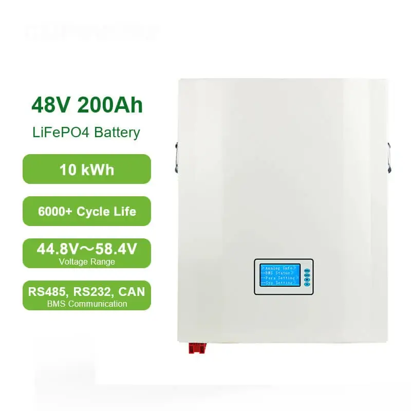 48V 200Ah Home Storage Powerwall Lithium Battery