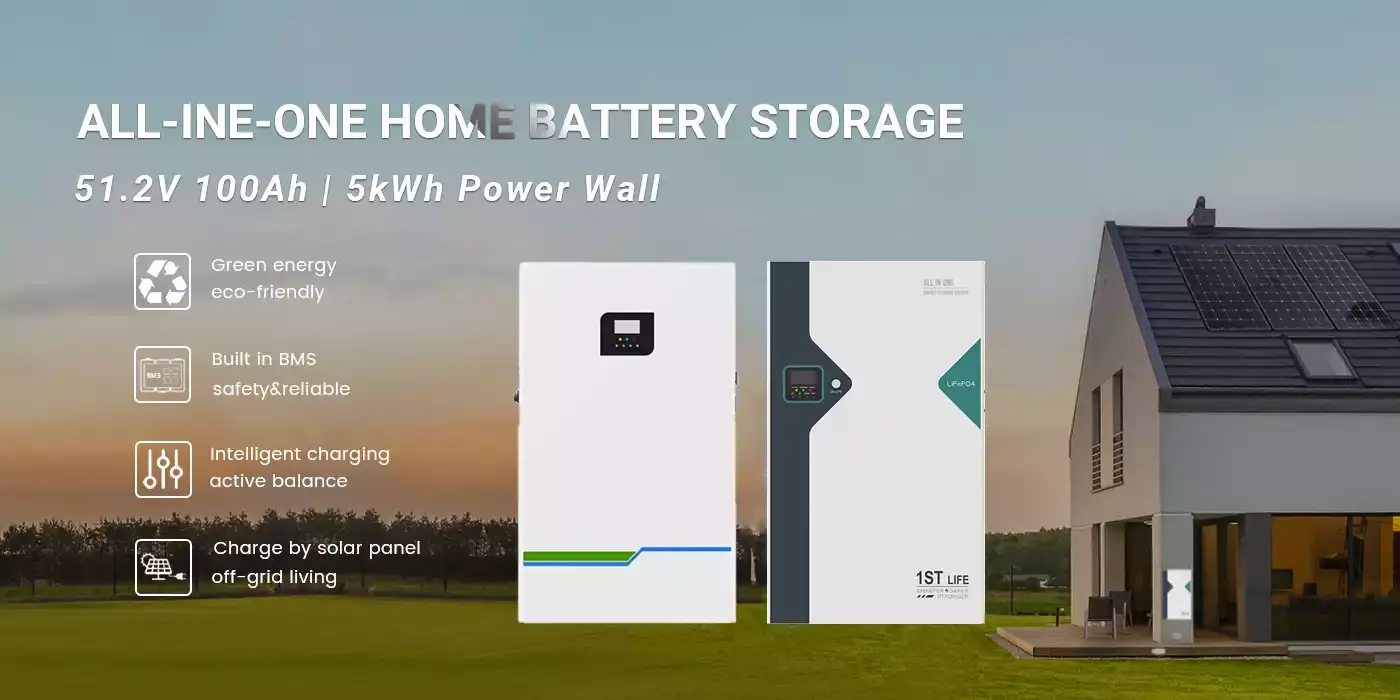 All-in-One ESS Battery Storage 5kWh Power Wall for Home CX-AIN001