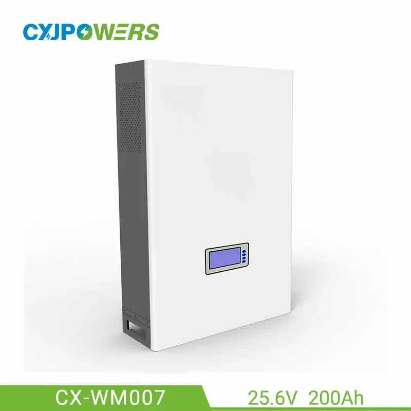 5 kWh Home Battery Lithium Powerwall 25.6V 200Ah