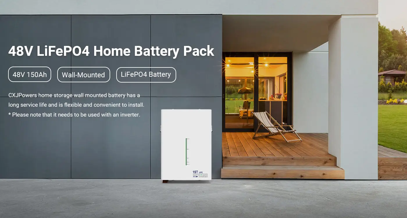 48V 150Ah Wall-mounted Home Battery