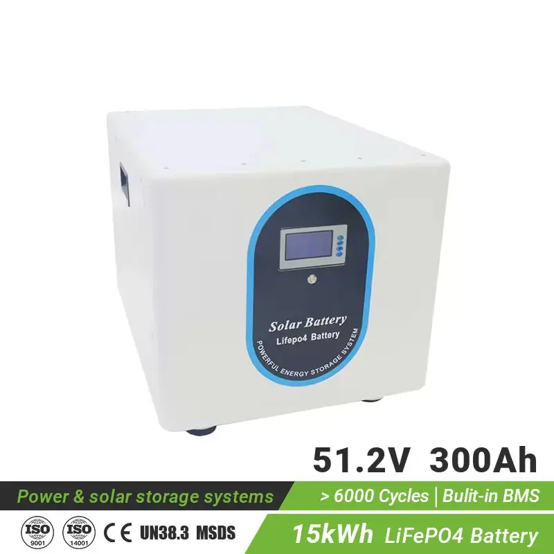 51.2V 300A Mobile LFP Home Battery 15kWh