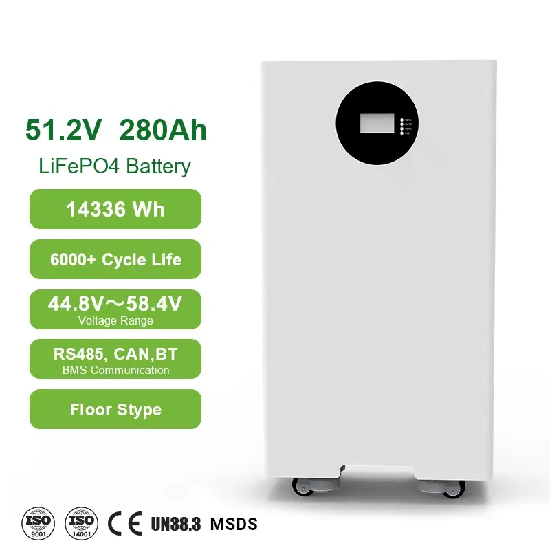 51.2V 280Ah LiFePO4 Rechargeable Home Battery