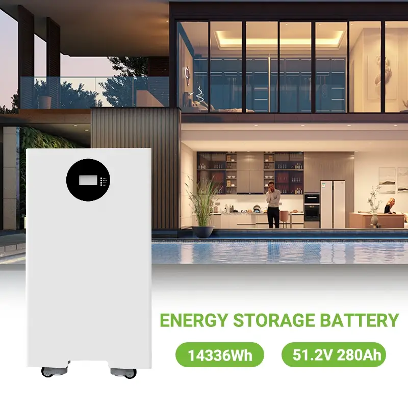 51.2V 280Ah LiFePO4 Rechargeable Home Battery