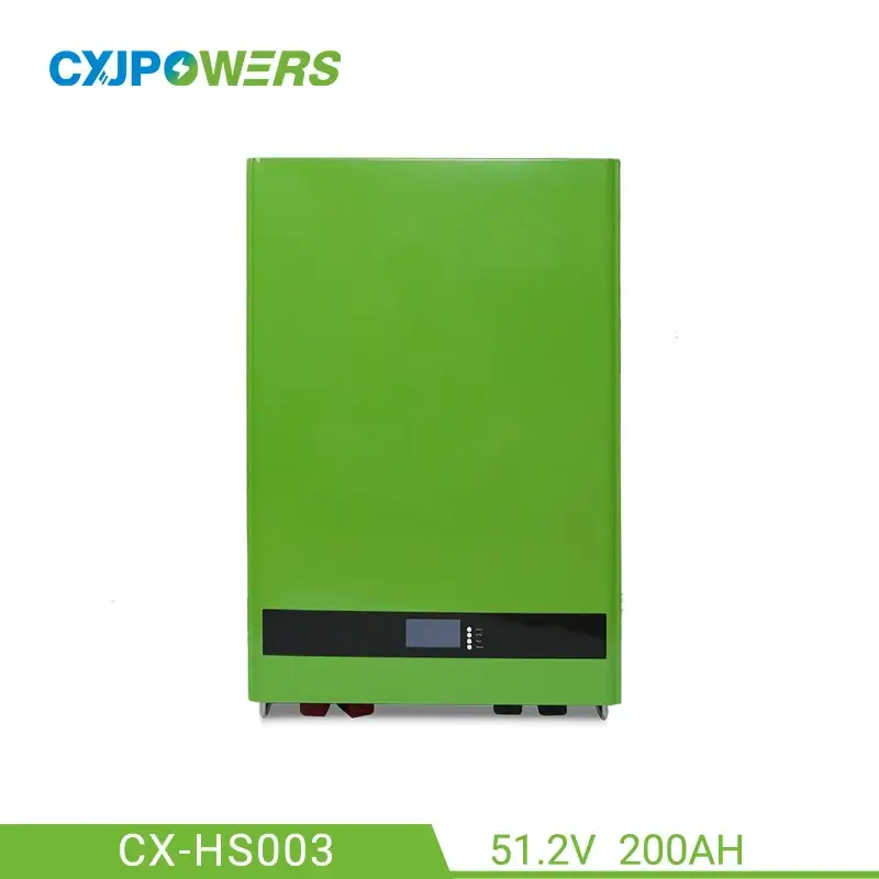 51.2V 200Ah Wall Mounted 10kWh LiFePO4 Battery