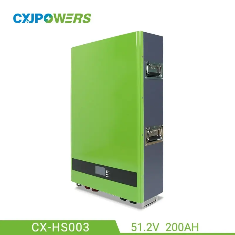 51.2V 200Ah Wall Mounted 10kWh LiFePO4 Battery