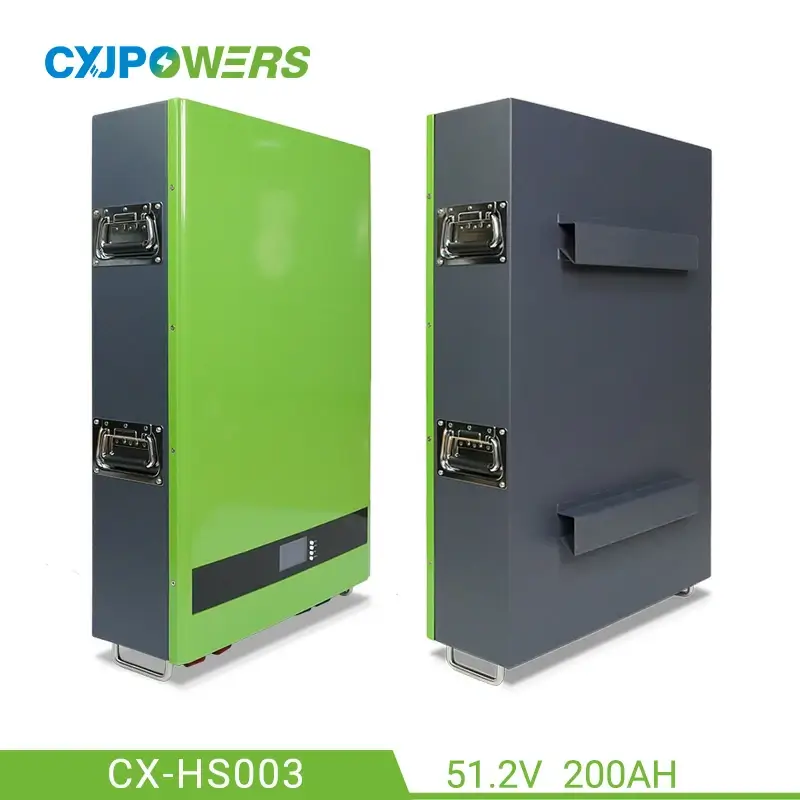 51.2V 200Ah Wall Mounted 10kWh LiFePO4 Battery