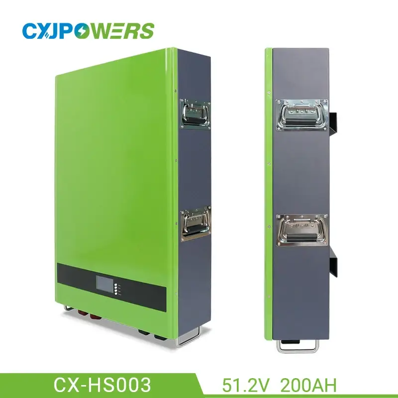 51.2V 200Ah Wall Mounted 10kWh LiFePO4 Battery