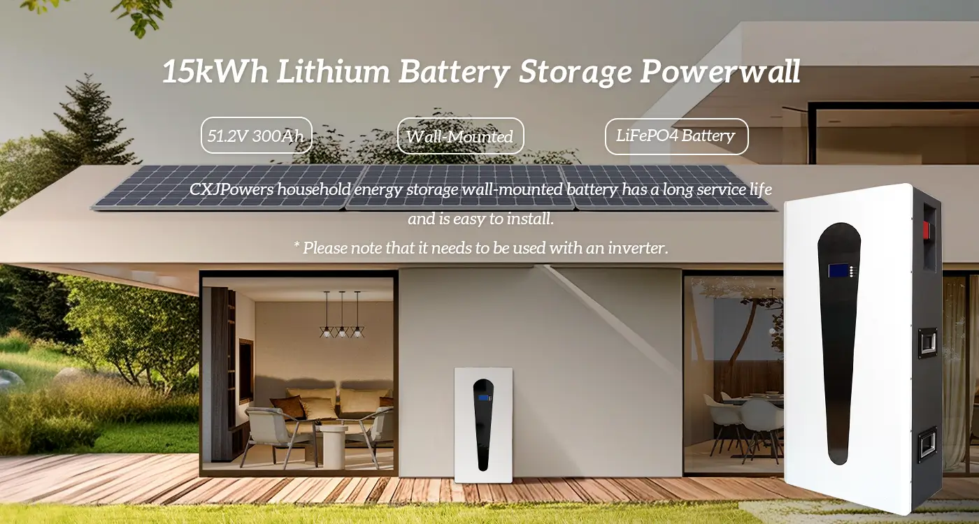 51.2V 15kWh Home Lithium Battery Storage