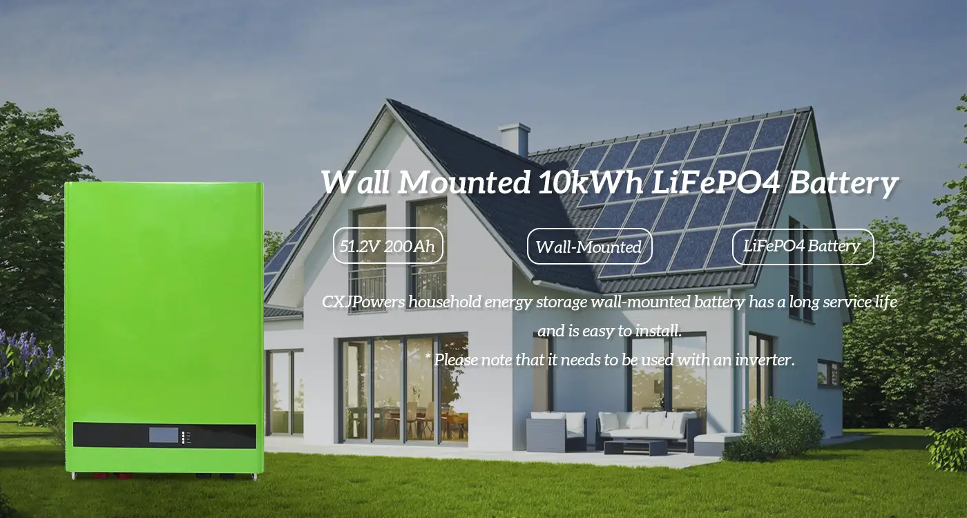 10kWh LiFePO4 Battery Back Up for Home