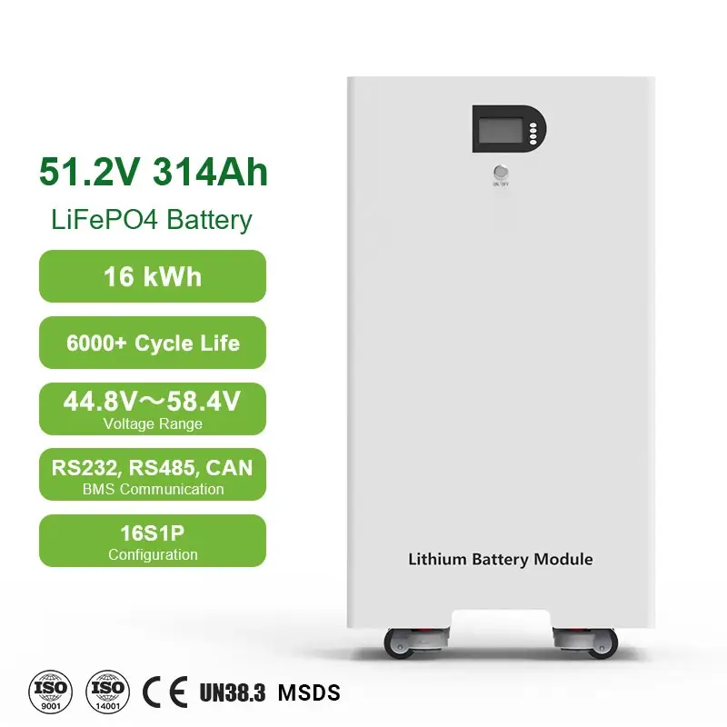 51.2V 314Ah Lithium Battery for House