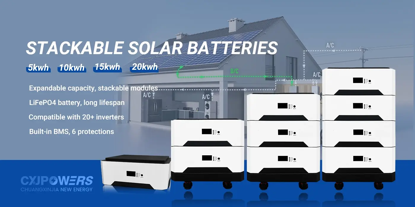 15kWh Lithium Storage Stackable Solar Batteries