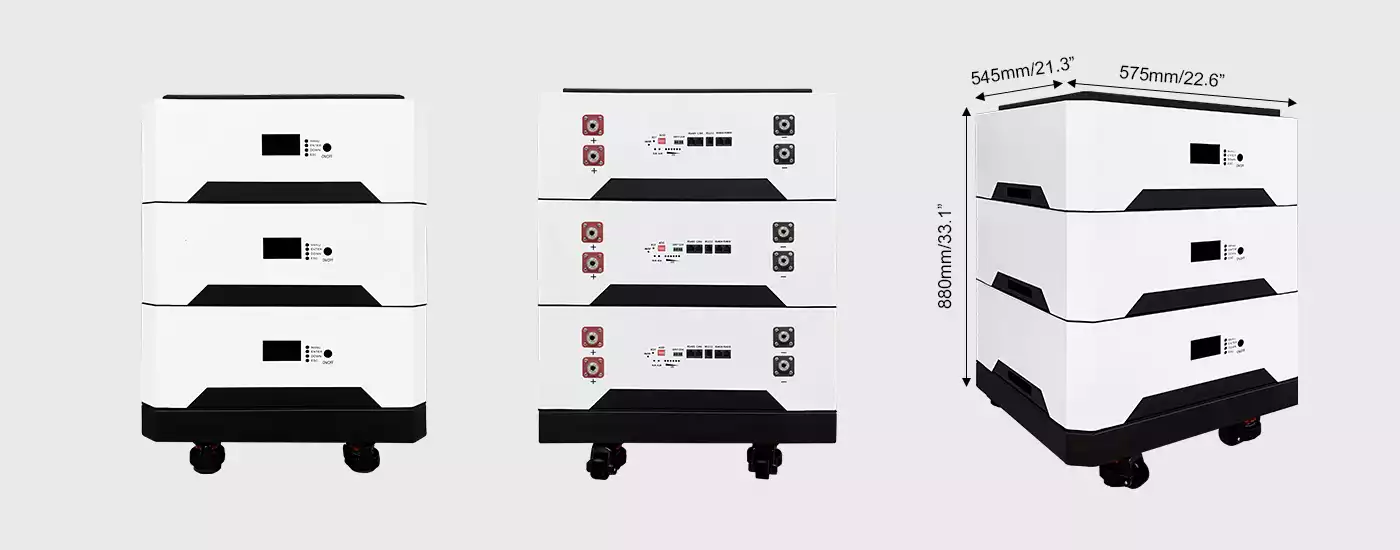 Product Size of  Stackable Solar Batteries CX-SP001