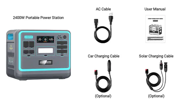 CX-SP2400 packing list