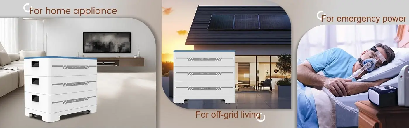 Application Scenario of Stackable home battery CX-SP002