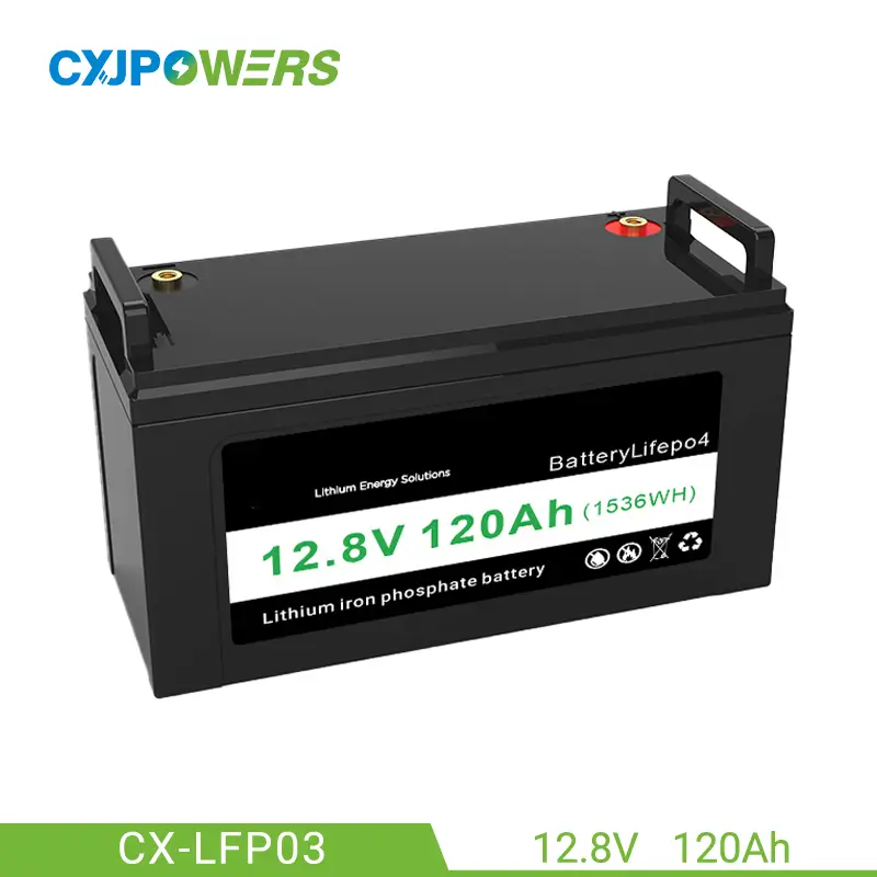 12.8V 120Ah LiFePO4 Battery Packs