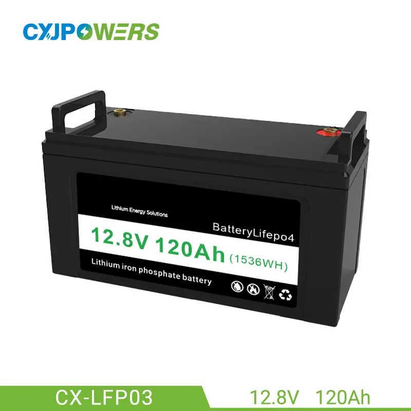 12.8V 120Ah LiFePO4 Battery Packs