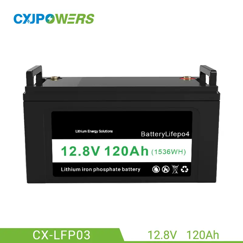 12.8V 120Ah LiFePO4 Battery Packs