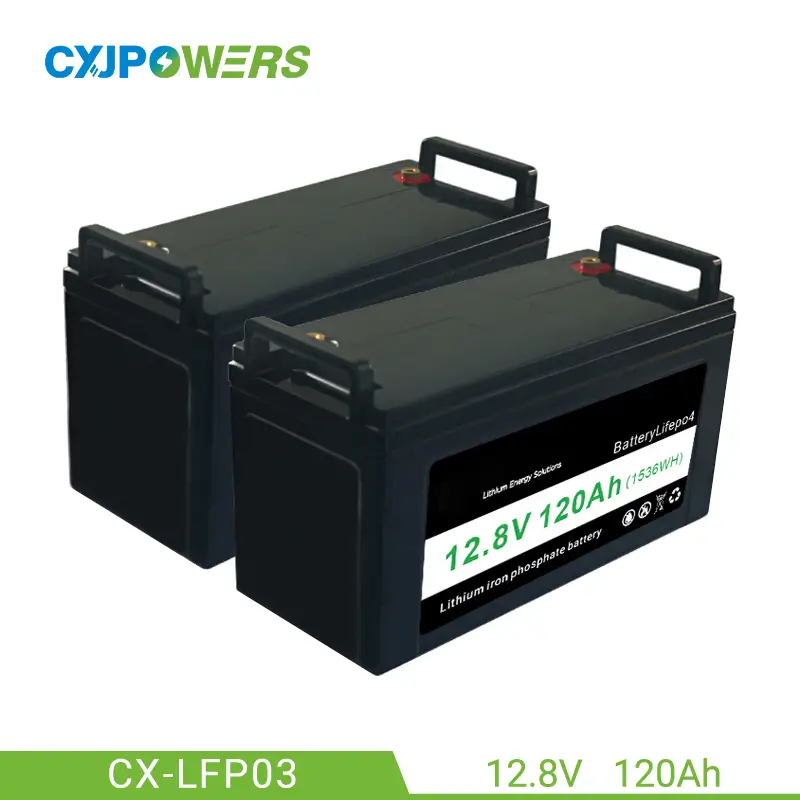 12.8V 120Ah LiFePO4 Battery Packs