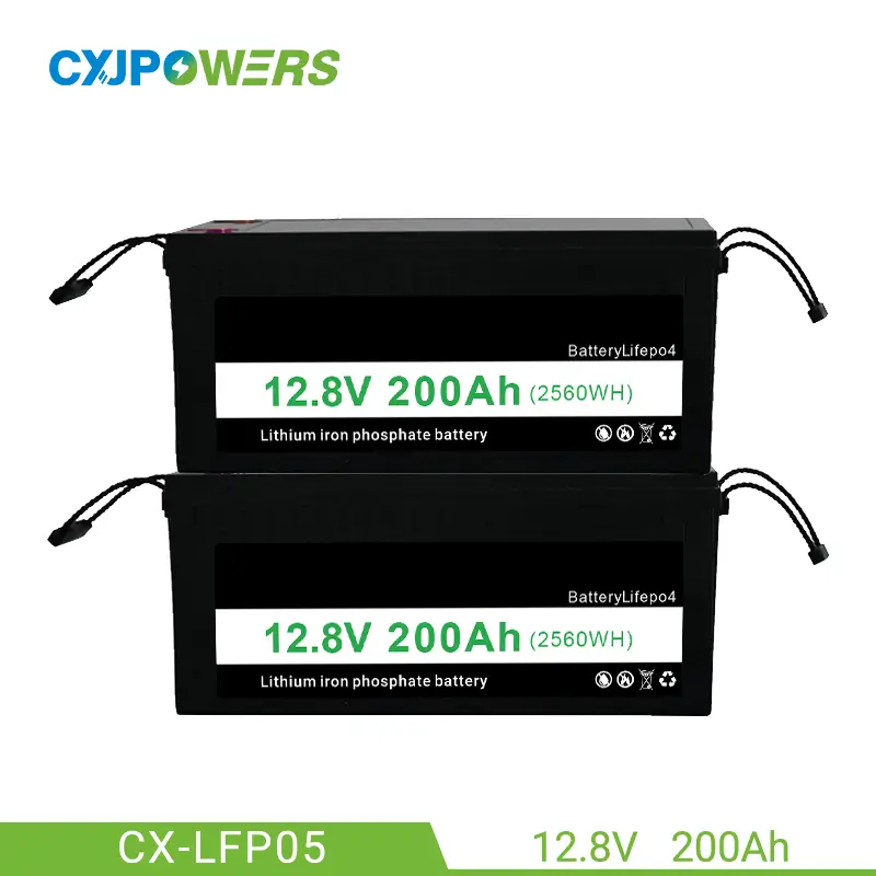 LiFePO4 Battery 12V 200Ah 2560Wh