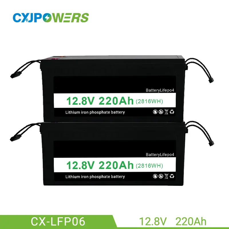 12V 220Ah LiFePO4 Deep Cycle Battery