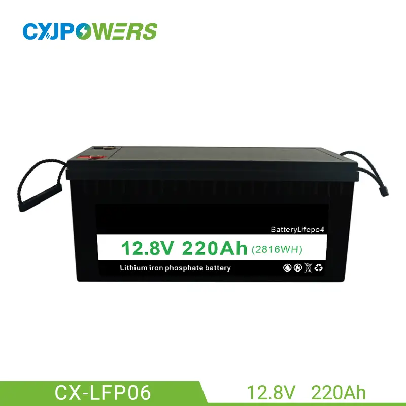 12V 220Ah LiFePO4 Deep Cycle Battery