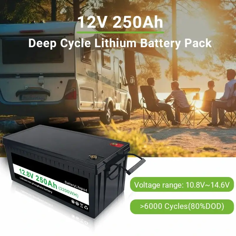 12V 250ah LiFePO4 Battery for RV