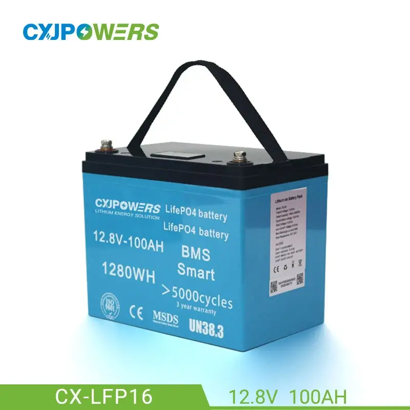 Deep Cycle LiFePO4 Battery 12V 100Ah