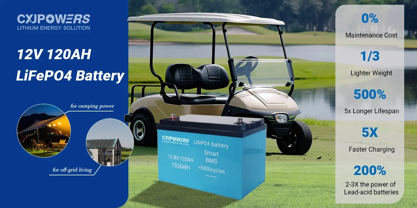 12v 200ah lifepo4 lithium battery for golf cart