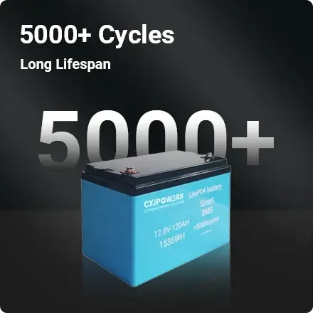 5000+ cycles long life