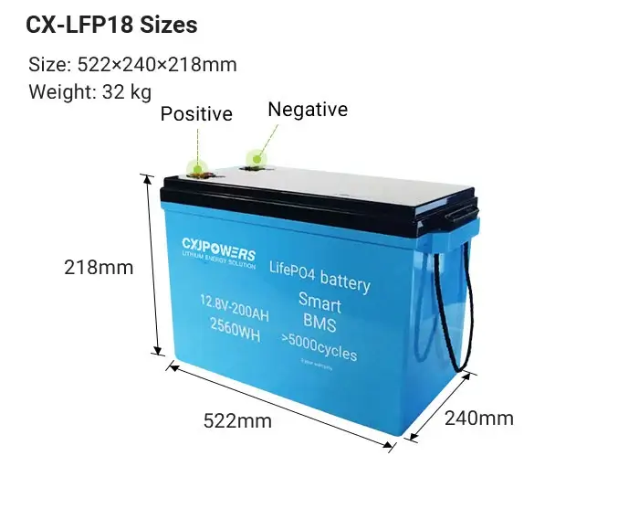 size of cx-lfp18