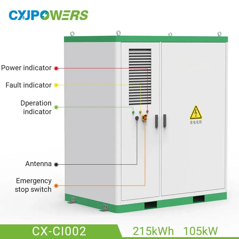 215kWh C&I Outdoor Lithium Battery Storage Cabinet System