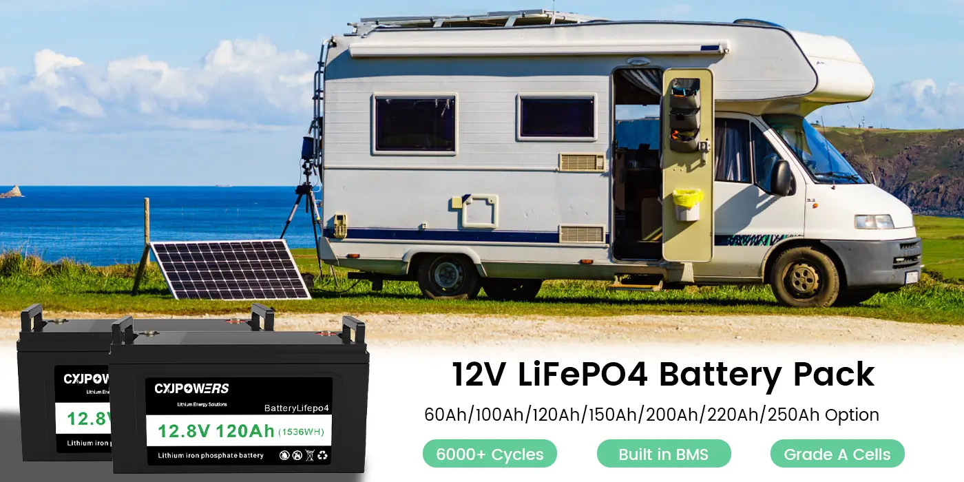 12 120Ah LiFePO4 Battery Pack