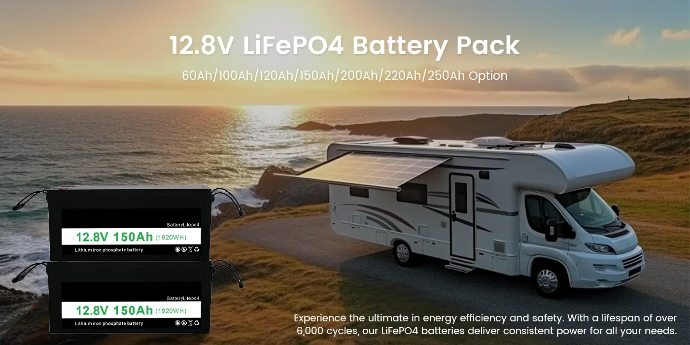 12.8V 150Ah LiFePO4 Battery Pack