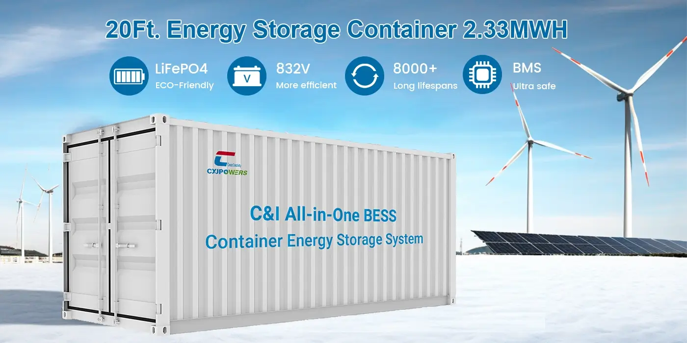 20ft microgrid energy storage system container