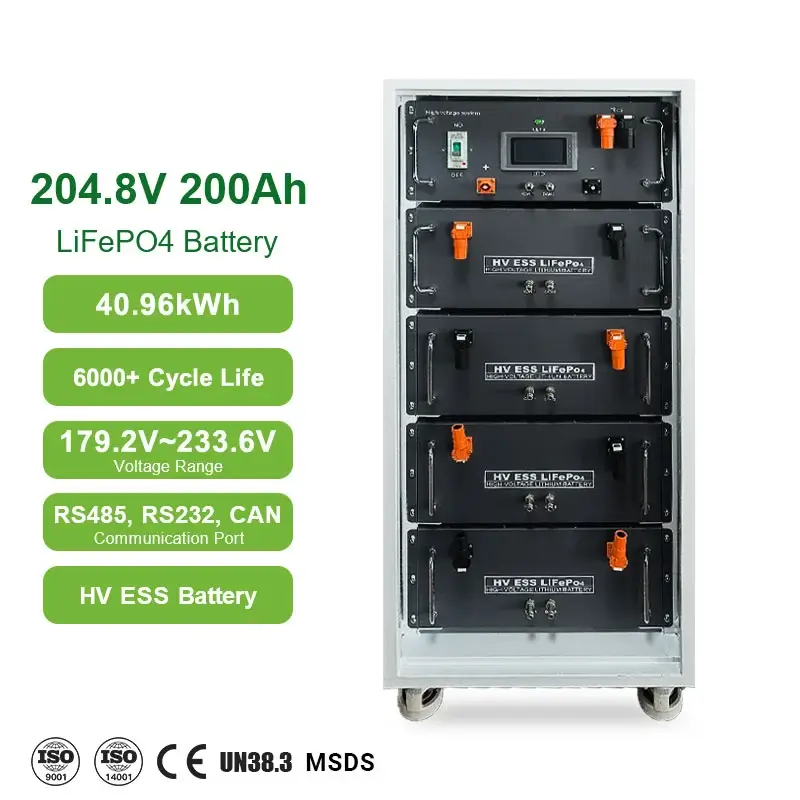 High Voltage Battery Pack 40.96kWh 204.8V