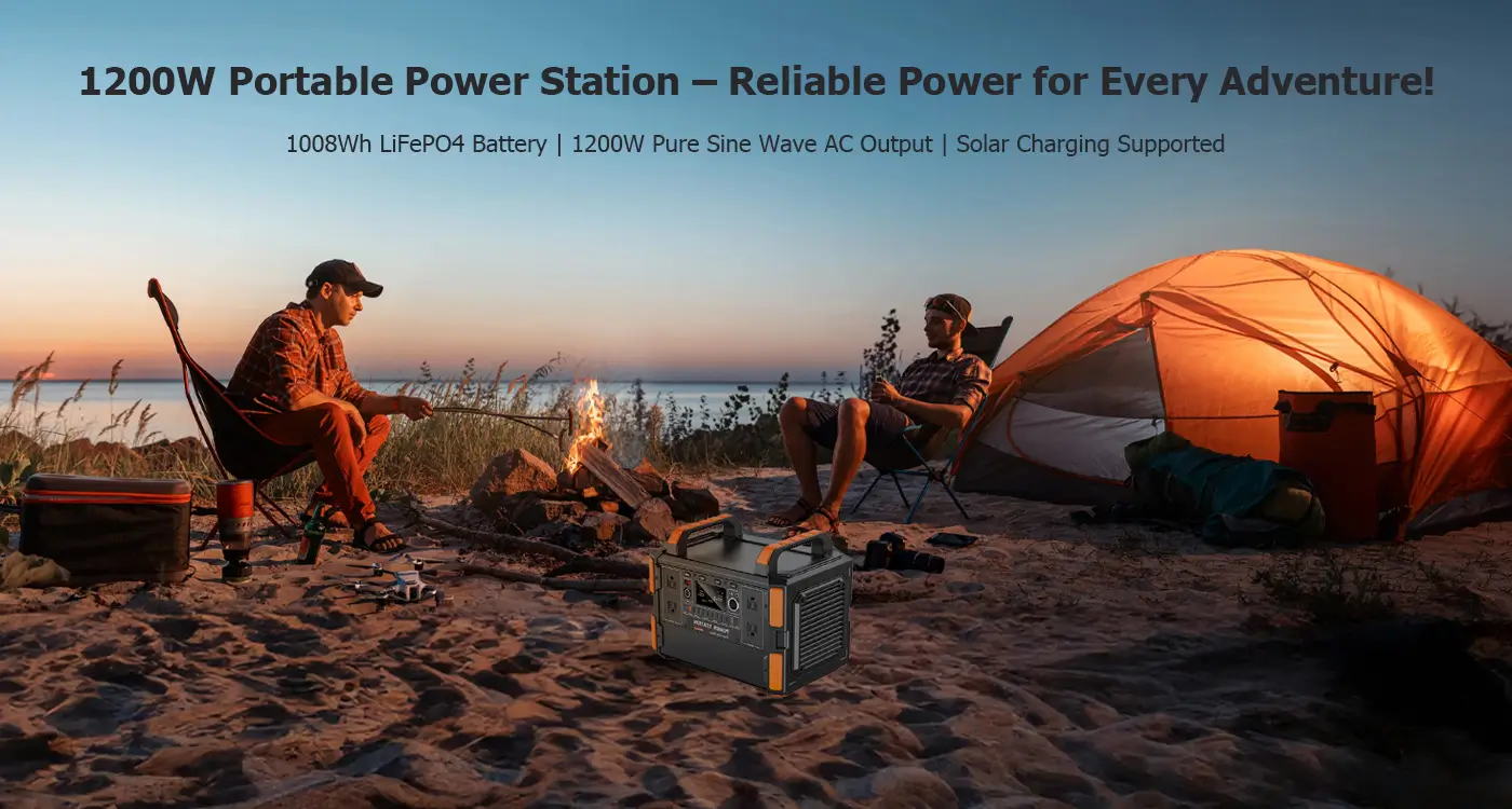 CXJPowers Outdoor Solar Generator 1200W