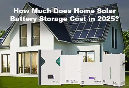 How Much Does Home Solar Battery Storage Cost in 2025?